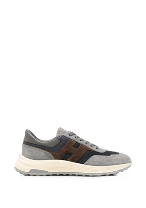 Hogan logo-patch sneakers - Grey