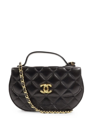 CHANEL Pre-Owned quilted CC turn-lock shoulder bag - Black