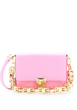 Givenchy Pre-Owned 4G Cube Chain Shoulder Bag Leather Medium crossbody bag - Pink
