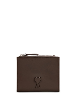 AMI Paris Voulez-Vous folded wallet - Brown