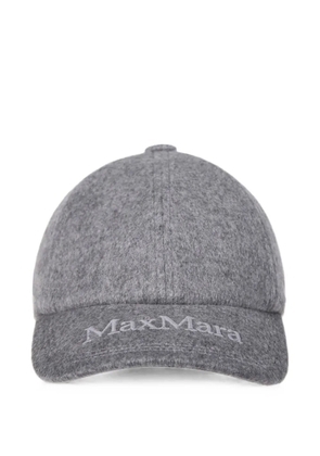Max Mara logo-embroidered baseball cap - Grey