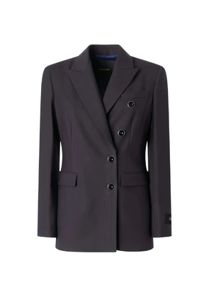 PINKO pinstripe double-breasted blazer - Blue