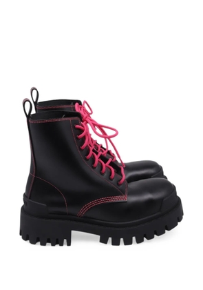 Balenciaga Pre-Owned Strike lace-up boots - Black
