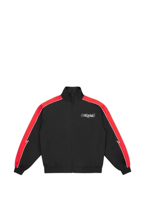 GODSPEED GT logo-print zip-up track jacket - Black
