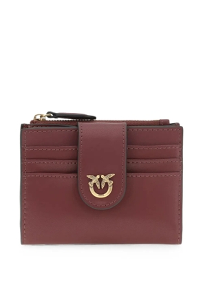 PINKO Love Birds leather wallet - Red