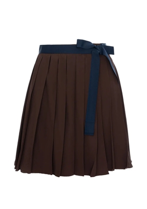 CuAnna Angel pleated skirt - Brown