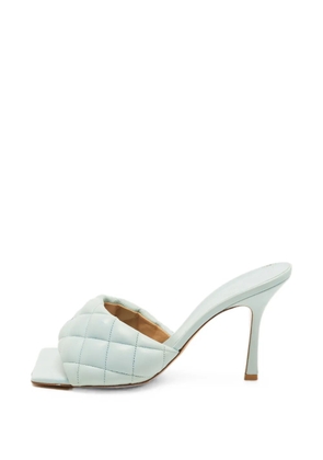 Bottega Veneta Pre-Owned Lido quilted sandals - Blue