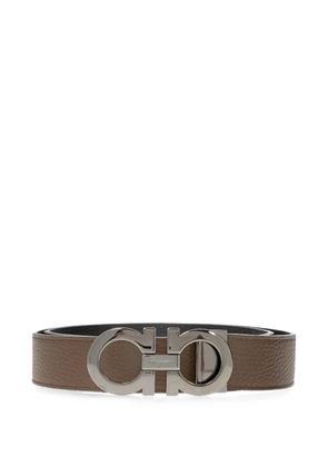 Ferragamo Gancini reversible belt - Brown