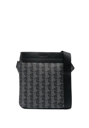 Lacoste The Blend monogram messenger bag - Black