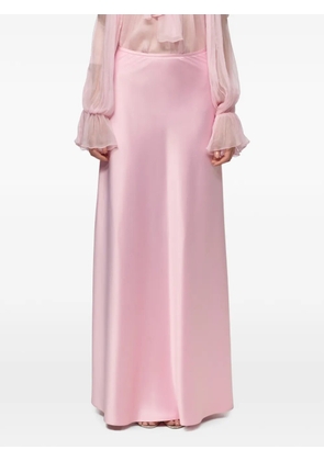 Atu Body Couture satin-finish maxi skirt - Pink