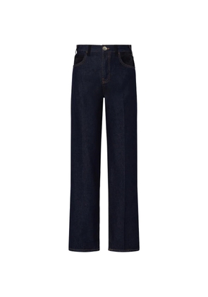 LIU JO straight jeans with fabric details - Blue