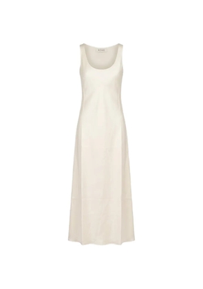 Róhe scoop-neck satin maxi dress - Neutrals