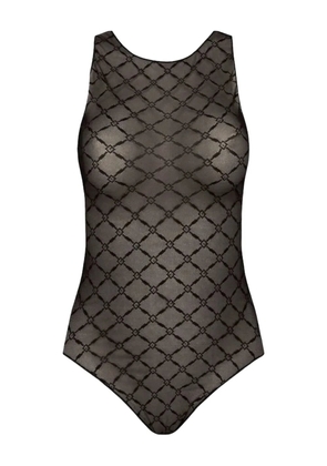 Elisabetta Franchi geometric-pattern bodysuit - Black