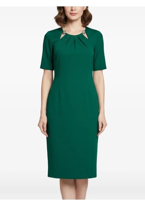 Roberto Cavalli Vintage embellished open-back midi dress - Green