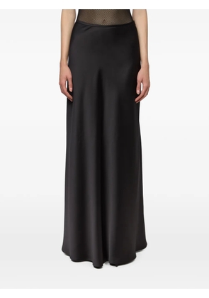 Atu Body Couture satin-finish maxi skirt - Black