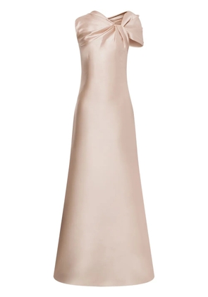 Alberta Ferretti gathered gown - Gold