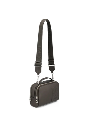 LOEWE Anagram-motif leather shoulder bag - Grey