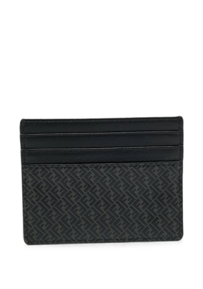 Fendi Pre-Owned 2022 Micro Zucca card holder - Black