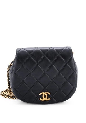 CHANEL Pre-Owned Coco Mail Clutch with Chain Quilted Calfskin Small crossbody bag - Black