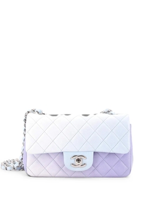 CHANEL Pre-Owned Classic Single Flap Bag Quilted Ombre Lambskin Mini shoulder bag - Blue
