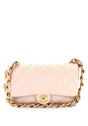 CHANEL Pre-Owned Funky Town Flap Bag Quilted Lambskin Large shoulder bag - Neutrals