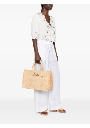 MC2 Saint Barth Colette Raffia Fringes tote bag - Neutrals