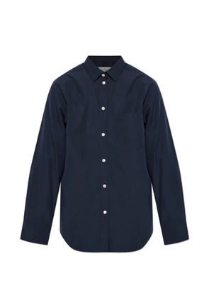 Róhe chest-pocket cotton shirt - Blue