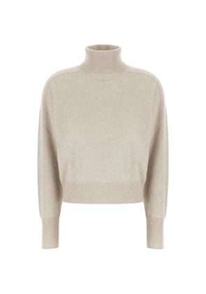 Vanisè roll-neck ribbed-trim sweater - Neutrals