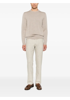 Jacob Cohën straight-leg wool trousers - Neutrals
