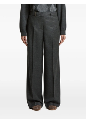 Peserico pressed-crease trousers - Grey