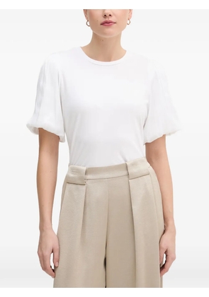 DKNY puff-sleeve T-shirt - White