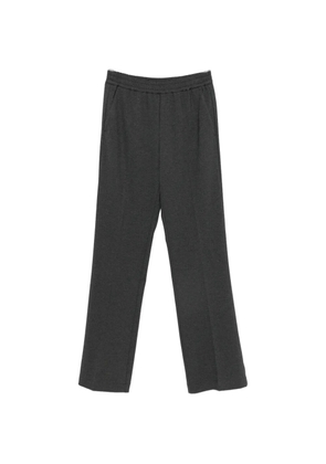 PINKO elasticated-waistband straight-leg trousers - Grey
