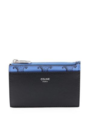 Celine Pre-Owned Triomphe card case coin purse - Blue