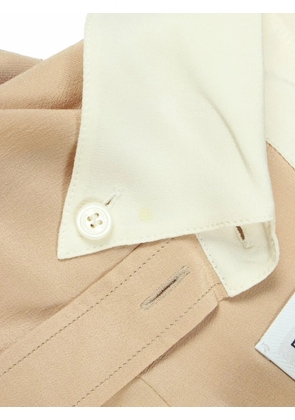 Burberry Pre-Owned logo silk shirt - Neutrals