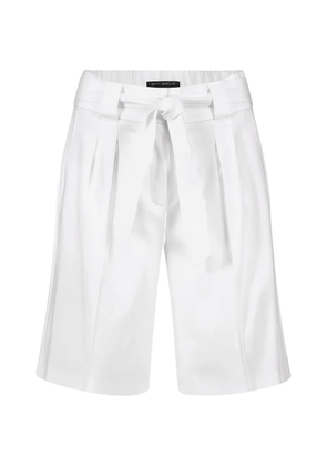 Betty Barclay belted pleated shorts - White