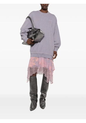 Diesel lace-trim midi dress - Purple