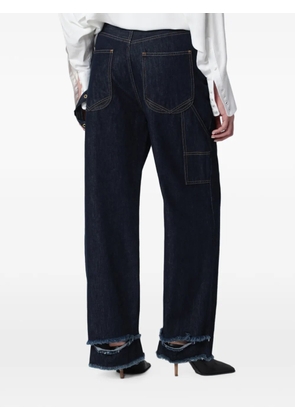 DARKPARK Lisa scarf-adorned jeans - Blue