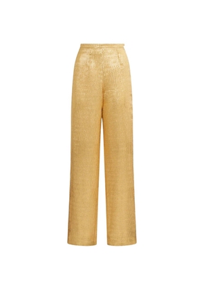 Taller Marmo Marlene Sunrise palazzo pants - Gold
