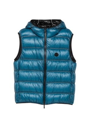 Moncler Panestrel hooded quilted gilet - Blue