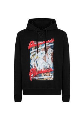 DSQUARED2 Rocco logo-print hoodie - Black
