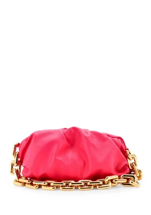 Bottega Veneta Pre-Owned The Chain Pouch Leather Teen shoulder bag - Pink