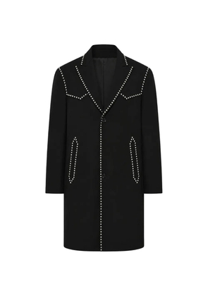 DSQUARED2 stud-embellished relaxed-fit coat - Black
