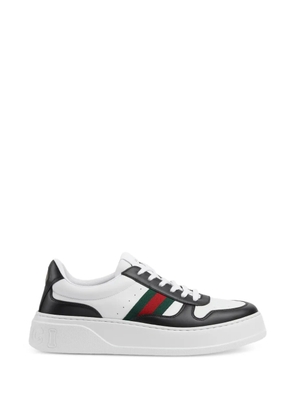 Gucci Web stripe chunky sneakers - White
