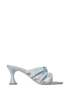 Manolo Blahnik Clementel bow-detail sandals - Blue
