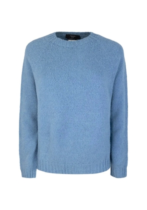 Weekend Max Mara raglan-sleeve knitted sweater - Blue