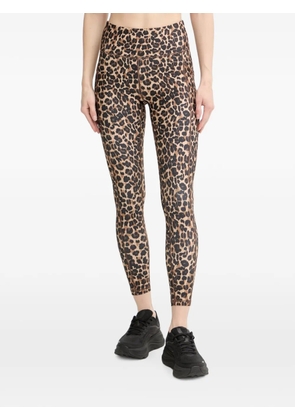 DKNY leopard-print leggings - Neutrals