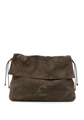 Coccinelle drawstring leather shoulder bag - Green