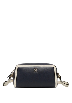 Tommy Hilfiger logo-plaque monogram strap shoulder bag - Blue
