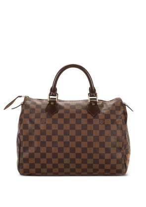 Louis Vuitton Pre-Owned 30 Speedy Damier Ebène canvas handbag - Brown