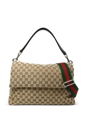 Gucci Pre-Owned large GG Monogram crossbody bag - Neutrals